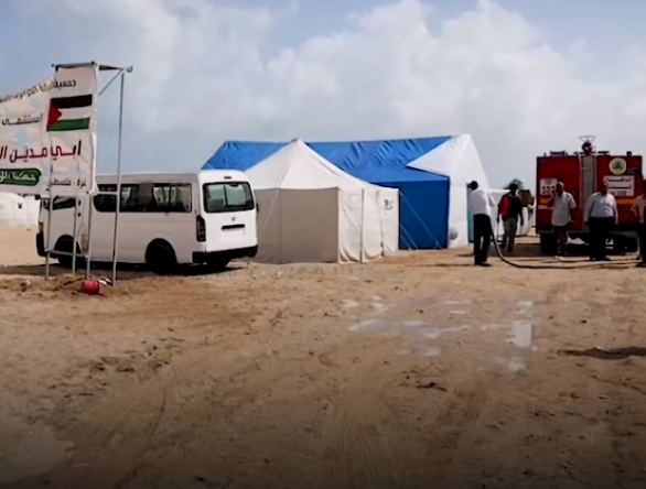 إنشاء المستشفى الميداني أبي مدين الغوث التلمساني في رفح